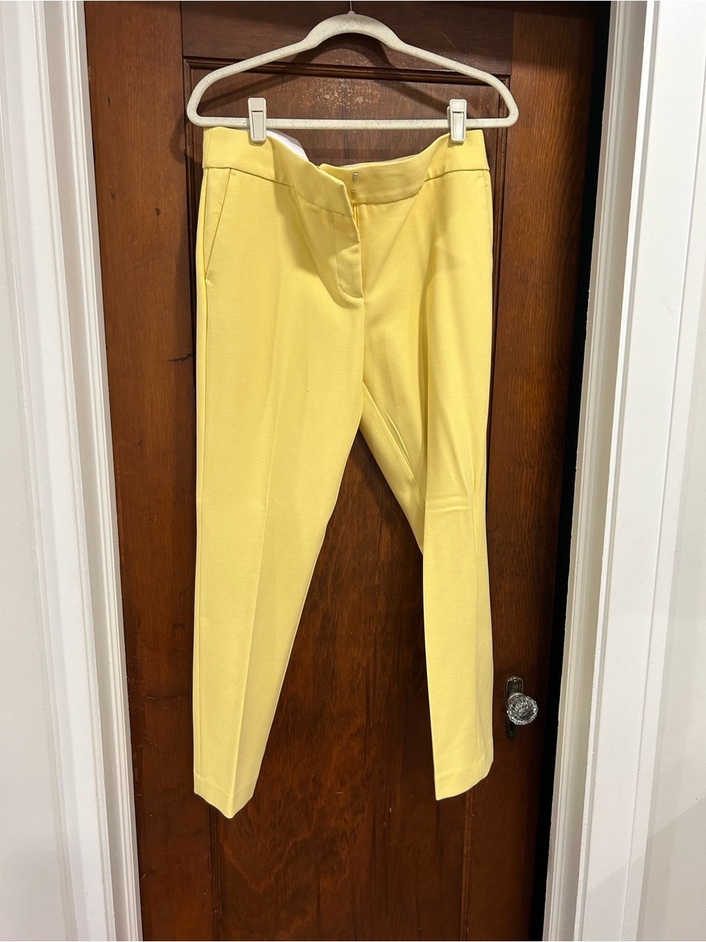LOFT Yellow Women's Trousers